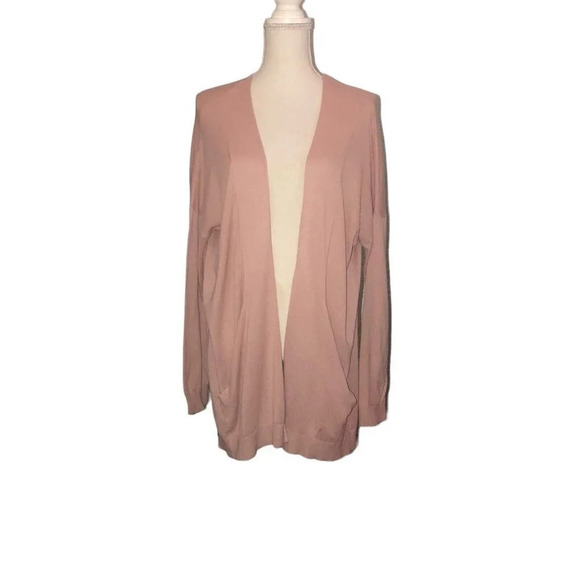 MARY McFADDEN COLLECTION Sz XL Women's Maeve Open Front Lightweight Cardigan - Picture 1 of 5